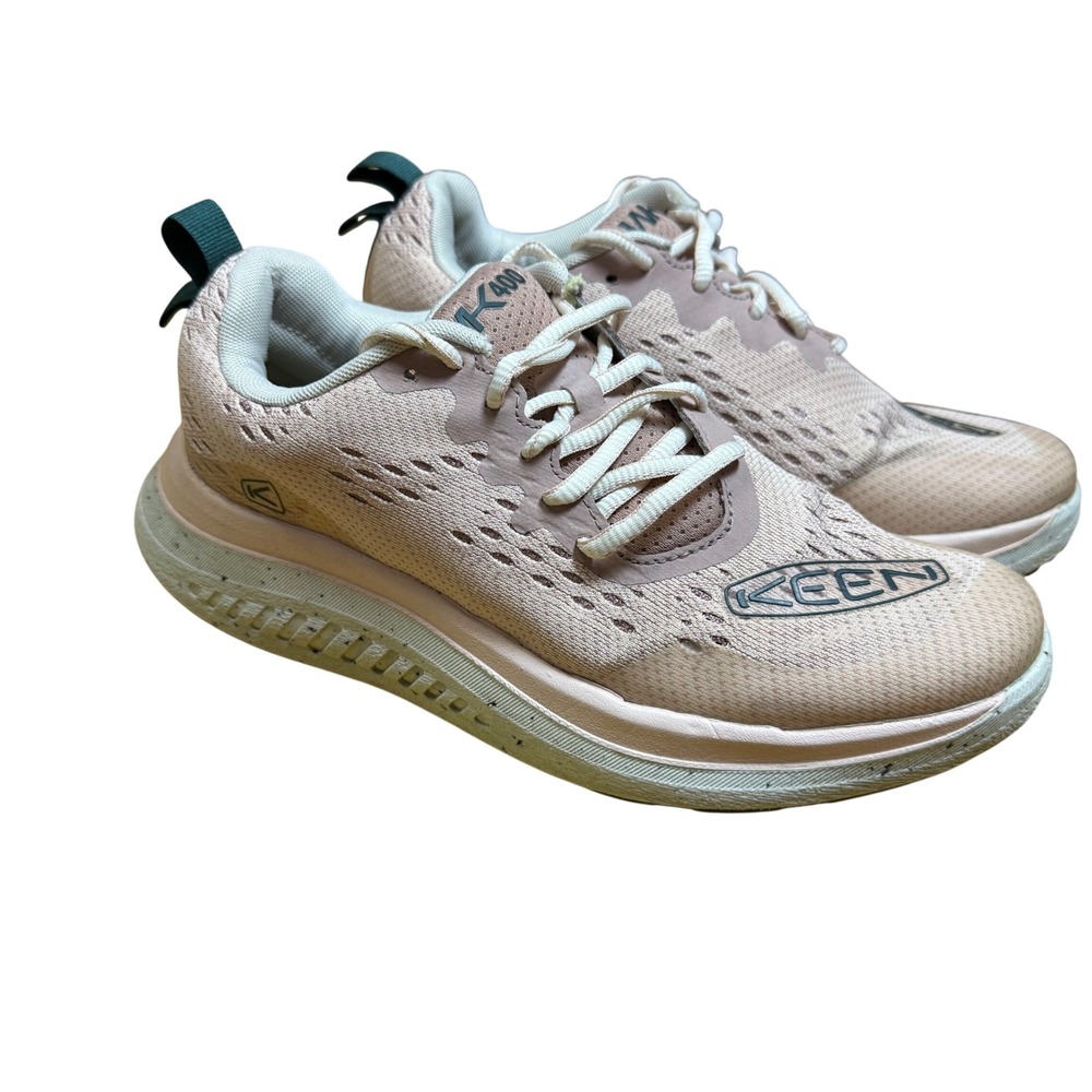 KEEN WK400 Women  7.5 Curve Technology Fawn Peach Athletic Trail Walking Shoe